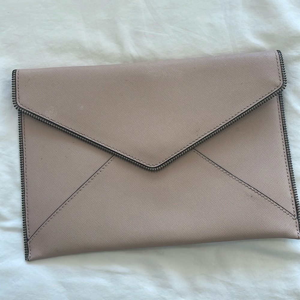 Rebecca Minkoff Dusty Pink Envelope Clutch